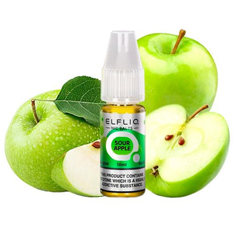 Sour Apple Nic Salt 10mg-20mg - Elfliq by Elf Bar