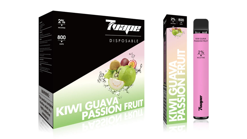 Kiwi guava y fruta de la pasión 7monppo Desechable