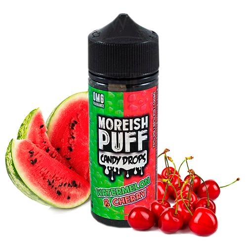 Moreish Puff Candy Drops Watermelon & Cherry 100ml (Shortfill)