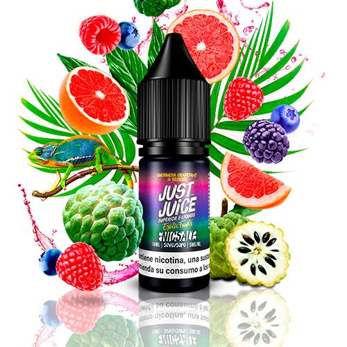 Just Juice Nic Salt Exotic Fruits Cherimoya, Grapefuit & Berries 10ml