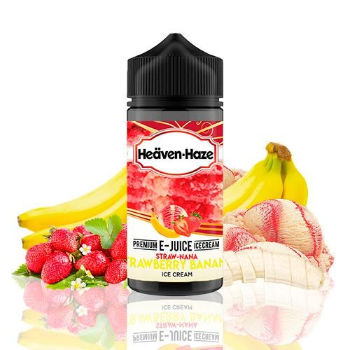 Heäven-Haze Straw-Nana Strawberry Banana Ice Cream 100ml