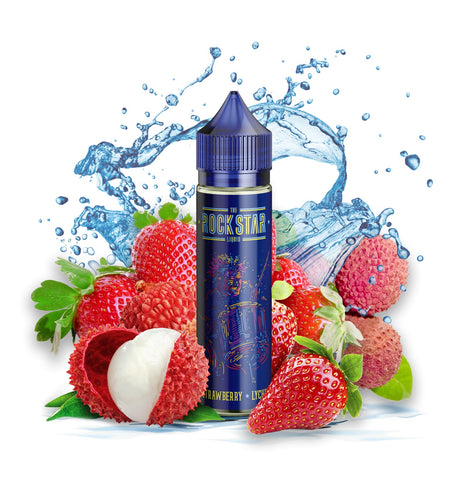 THE ROCKSTAR - STRAWBERRY LYCHEE 50/60ML 0MG